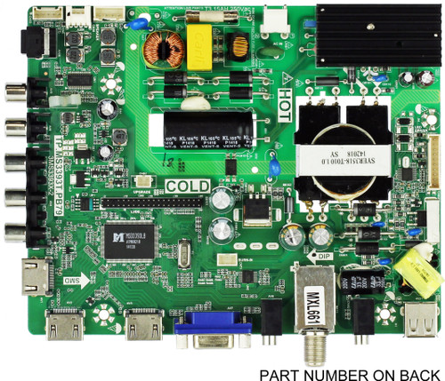 Sanyo 02-SHY39A-CKS001 Main Board/Power Supply for DP40D64