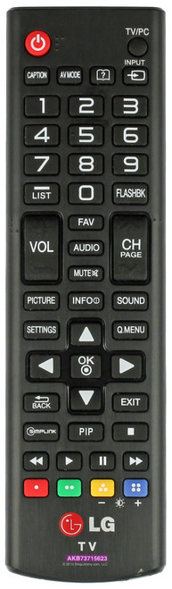 LG AKB73715623 Remote Control
