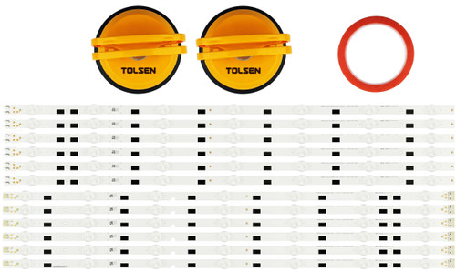 Samsung BN96-32771A/BN96-32772A LED Backlight Strips w/Suction Cups, LED Tape