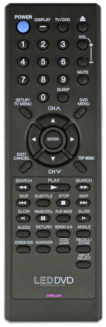 Sansui 076R0LJ061 Remote Control--Open Bag