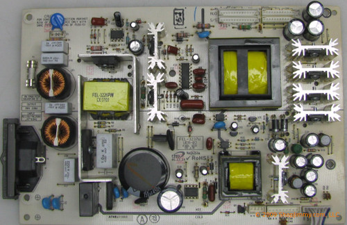 Daewoo FEL-3237W VER-02 Power Supply for DLT-32C2