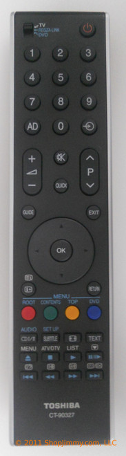 Toshiba CT-90327 Remote Control