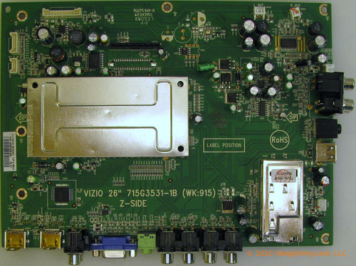Vizio CBPFTQ9CBZK060 (715G3531-1B) Main Board for VA26LHDTV10T