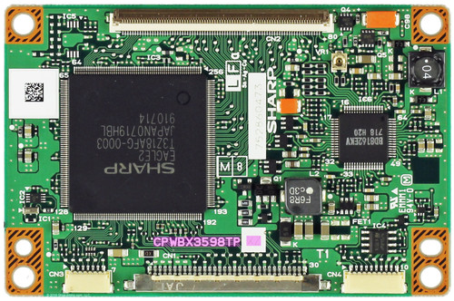 Sharp CPWBX3598TPXZ T-Con Board for DX-19L150A11 LC-20D42U