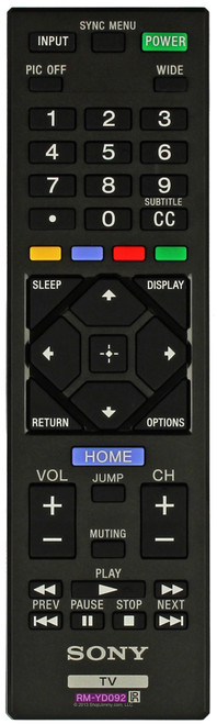 Sony 1-492-065-11 Remote Control--NEW