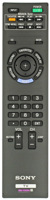 Sony 1-487-830-12 Remote Control