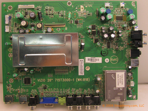Vizio CBPF82MKP6 Main Board for VA26LHDTV10T Version 3