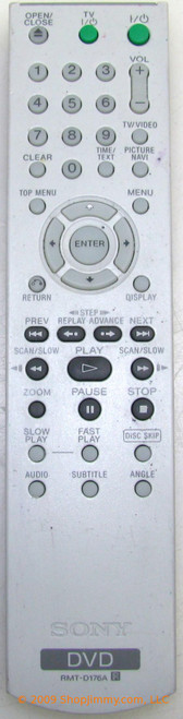 Sony 1-479-179-41 (RMT-D176A) Remote Control