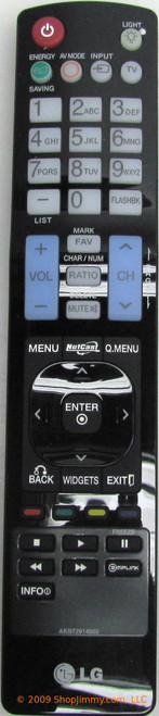 LG AKB72914002 Remote Control