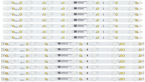 Insignia LB55120 V0_00 LED Backlight Strips (14) NS-55DR620NA18 NEW