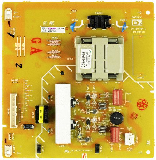 Sony A-1247-497-C (1-872-988-11) D2 Board for KDL-46S3000