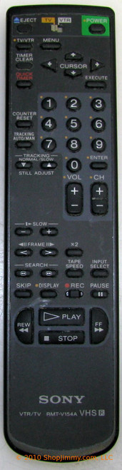 Sony 1-467-994-21 (RMT-V154A) Remote Control