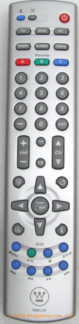 Westinghouse 5041811800 (RMC-01) Remote Control