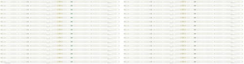 Sharp/Vizio 2014SDP80_4K_3228 Replacement LED Backlight Strips (32)