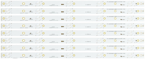 Hitachi LB42030 Replacement LED Backlight Strips-8 Strips LE42H508
