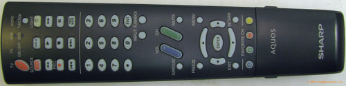 Sharp RRMCGA535WJSA Remote Control