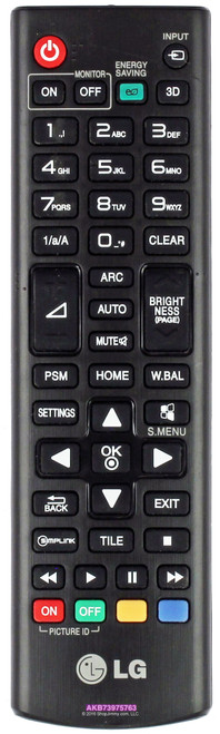 LG AKB73975763 Remote Control - New