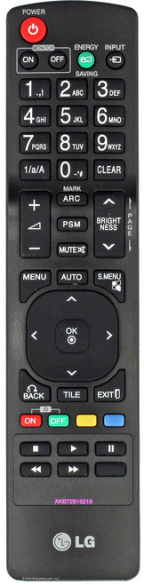 LG AKB72915219 Remote Control - New