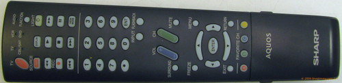 Sharp RRMCGA669WJSA Remote Control