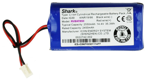 Shark Li-ION OEM Battery (RVBAT850) ION Robot Vacuums RV700 RV850 UR1005AE ETC