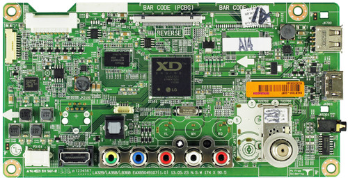 LG EBT62642004 Main Board for 42LN5300-UB.BUSDLJR / 42LN5300-UB.AUSDLJR