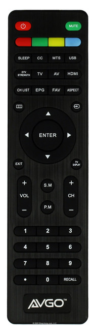 AVGO NPVXY 43\" Smart TV Remote Control--New in Bag