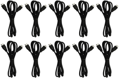 LOT OF 10 - 5' 4K Ultra HD HDMI Cable - Compatible with All LED TVs, Playstation, Xbox, Laptops & More - Black