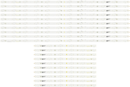 Vizio LB5514N V0 00 V1 00 LED Backlight Strips (20) M55Q7-H1