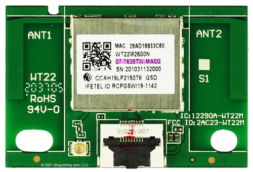 TC 07-7638TW-MA0G Wi-Fi Wifi Wireless Internet Board