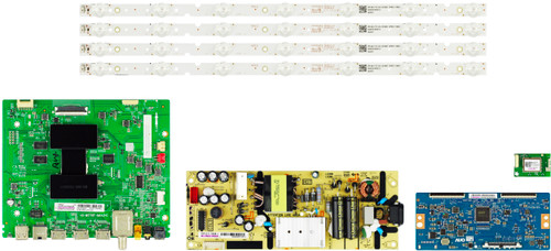 TCL 50S421LFAA / 50S423 50S425LGBA Complete Repair Parts Kit w/LED Strips Ver. 2