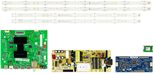 TCL 55S421 55S423 Complete TV Repair Parts Kit w/LED Strips Ver. 9 (SEE NOTE)