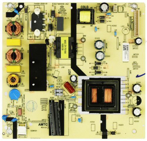 Konka 514C4301M01 Power Supply / LED Board