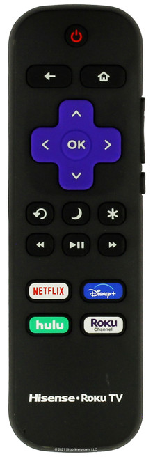 Hisense HU-RCRUS-21A 264778 Netflix Disney+ Hulu Roku Remote Control -- NEW