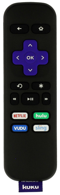 Roku 3226000612 Remote Control Netflix, Hulu, Vudu and Sling -- Open Bag