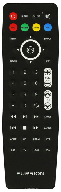 Furrion FDUF43CBR Remote Control-- Open Bag
