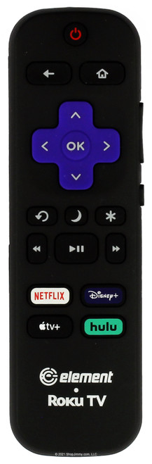 Element 3226001044 Roku TV Remote Control Netflix Disney Apple Hulu -- NEW