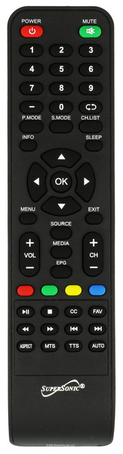 Supersonic LED TV Remote Control Version 3 -- New