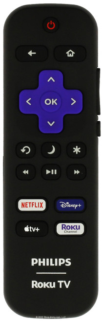 Philips 3226001024 Roku Remote Control -- Open Bag Netflix Disney+ Apple TV Roku