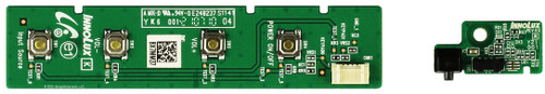 Vizio 6M02M0001100R Keyboard Controller and 6M02M0002G00R IR Sensor V505J09 V655