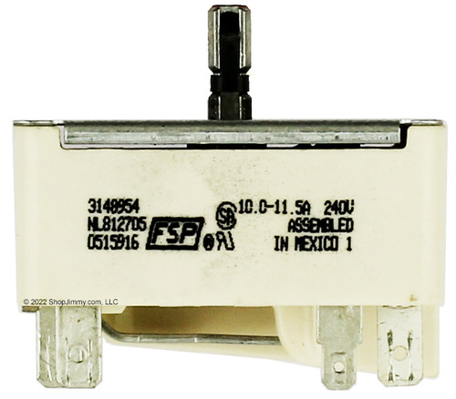 Range 3148954 Surface Burner Control Switch