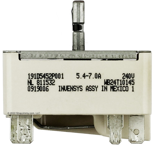 GE Oven WB24T10145 Surface Element Control Switch
