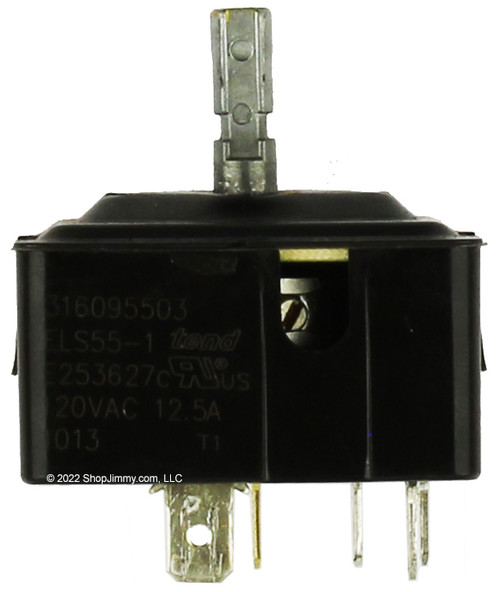 Frigidaire Range 316095503 Infinite Warmer Switch