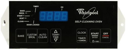 Whirlpool Range 6610310 Control Board - Black Overlay