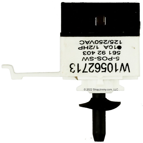 Whirlpool Dryer W10562713 5 Position Switch