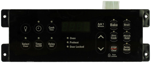 Electrolux Oven 316418501 Electronic Clock Timer ES355, Black Overlay