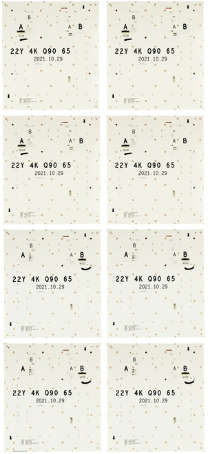 Samsung BN95-09246A LED Backlight Bars/Strips (8 Sheets)