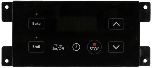 Electrolux Oven 316455430 Electronic Clock Timer ES105, Black Overlay