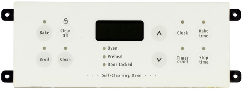 Electrolux Oven 316207511 Electronic Clock Timer, White Overlay