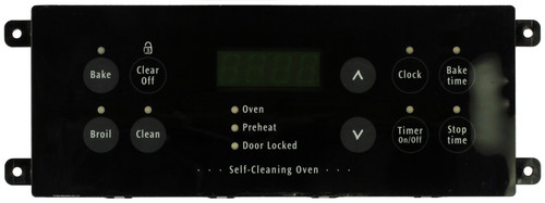 Electrolux Oven 316207511 Electronic Clock Timer, Black Overlay