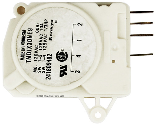 Electrolux Refrigerator 241809402 Defrost Timer